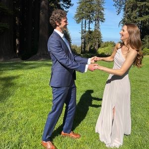 Bella Bridesmaids Taupe Dress